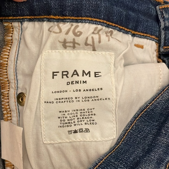 Frame Denim skinny jeans size 27 - Picture 6 of 7
